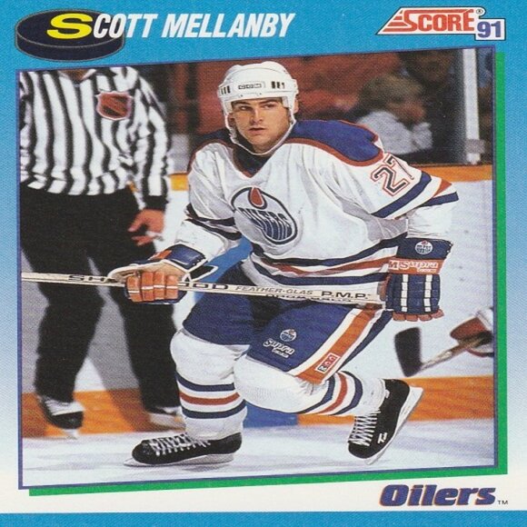 Scott Mellanby Edmonton Oilers NHL Hockey Card Collection - 4 Card Set - Picture 5 of 5